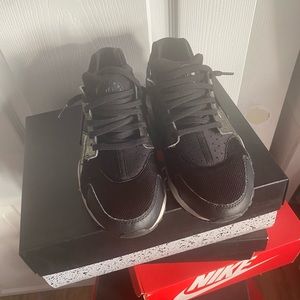 Back sparkly Nike huaraches